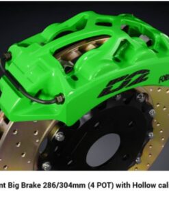 Alternative view of D2 RACING SPORTS BIG BRAKE KIT (FRONT) 286mm x 26mm 4 pot - HONDA