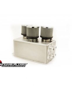 SpeedFactory 3 Filter Aluminum Catch Can Honda Acura Integra Civic