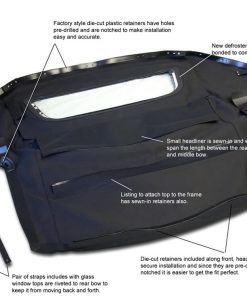 Alternative view of Honda S2000 1999-2001 Convertible Soft Top With Glass Window AP1