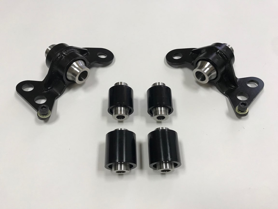 PCI 6 PIECE FRONT LOWER SPHERICAL BEARING KIT 92-95 HONDA CIVIC, 94-2001 ACURA INTEGRA