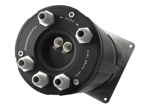 Nuke Performance Fuel Surge Tank 3.0 liter for single or dual internal fuel pumps