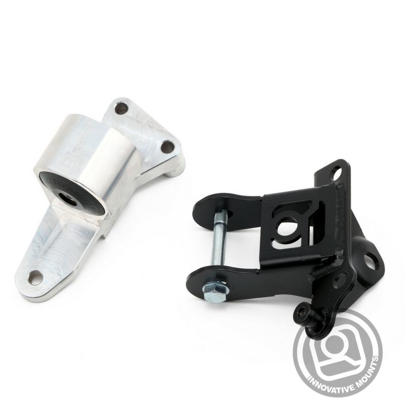 Innovative Mounts 06-11 Civic Si Replacement Billet Mount Kit (K-Series/Manual) - 75A (Black/250-400HP) - Image 3