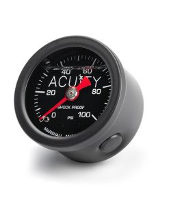 Acuity 100 PSI Fuel Pressure Gauge Satin Black