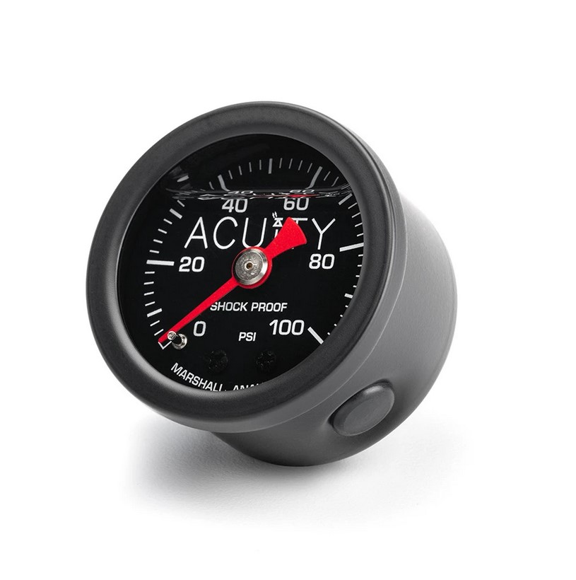 Acuity 100 PSI Fuel Pressure Gauge Satin Black