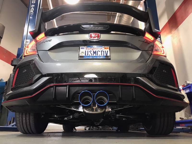 INJEN DUAL TI TIPS EXHAUST HONDA CIVIC TYPE R FK8 17+ - Image 4