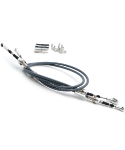 K-Tuned Race-Spec Shifter Cables with Trans Bracket- K24Z7 Transmission/RSX Type S Selector/RSX Style Shifter