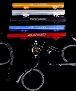 K-Tuned 6AN Fuel System Used With OEM Fuel Filter/Gold Rail/FPR/Gauge/Wrench