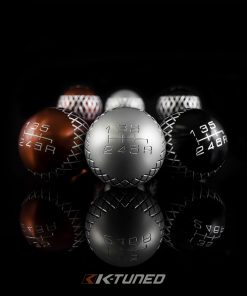 Alternative view of K-Tuned TR3 Shift Knob - Red Tall 5 Speed