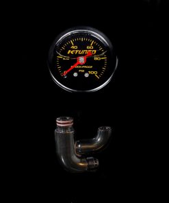 K-Tuned Center Mount Fuel Rail Fitting Gauge and 6AN Ports - Fittings and Gauge