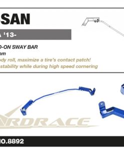 HARDRACE NISSAN LIVINA 13- REAR ADD-ON SWAY BAR 19mm - 3PCS/SET