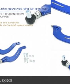 HARDRACE NISSAN SILVIA S13/ 300ZX Z32/ SKYLINE R32 RWD/ CEFIRO A31 FRONT HIGH ANGLE TENSION ROD V3 (PILLOW BALL) - 2PCS/SET
