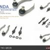 HARDRACE HONDA CIVIC SIR '88-91/CRX SIR '88-91 TIE ROD END KIT - 4PCS/SET INCLUDING HARD TIE ROD