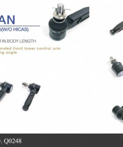 HARDRACE NISSAN 240SX S13/ S15(W/O HICAS) TIE ROD END (INCREASE 25MM IN BODY LENGTH) - 2PCS/SET
