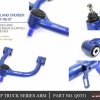 HARDRACE TOYOTA LAND CRUISER / LEXUS LX '98-07 FRONT UPPER ARM - LIFT 2~4 INCHES (HARDEN RUBBER) - 2PCS/SET