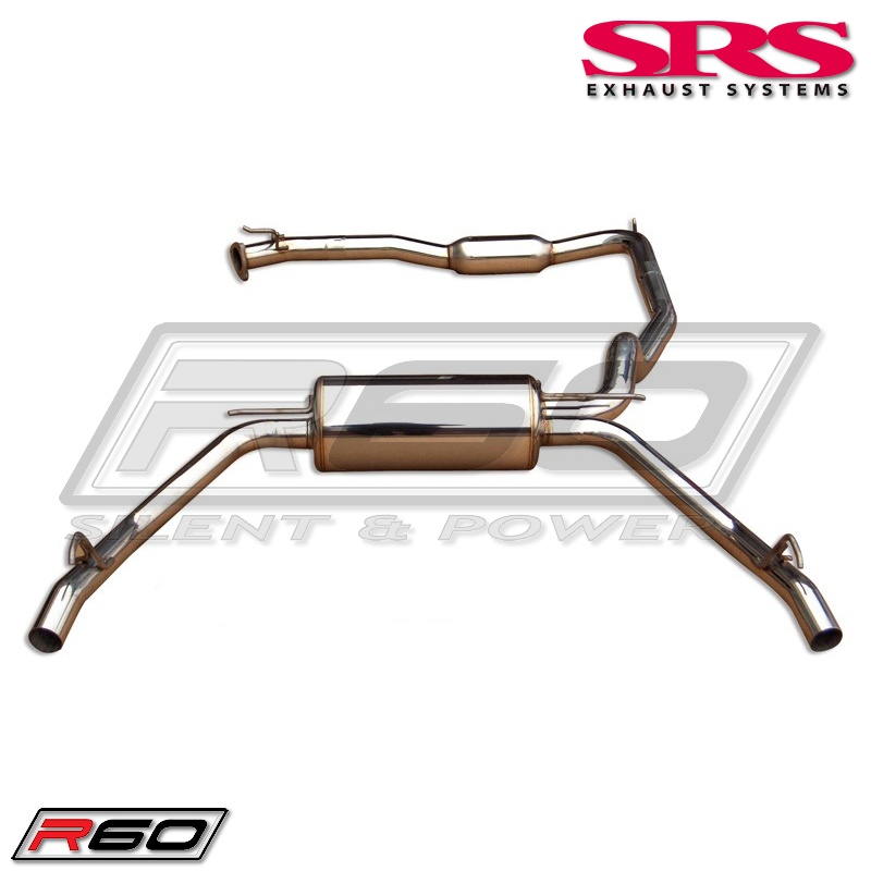 SRS R60 Catback Exhaust System TÜV - Honda Civic FN2 Type-R (CBS-CV06FN2-R60)