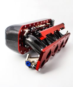 Alternative view of PracWorks Carbon Fibre Intake Manifold with Fuel Rail Honda S2000