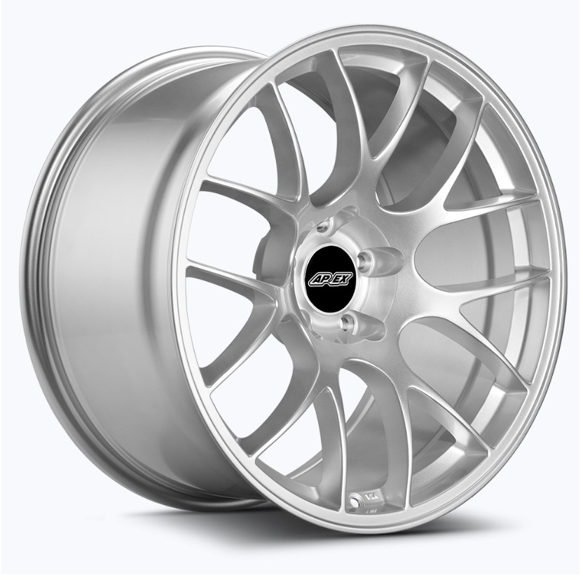 APEX EC-7 19x10 Race Silver 5x120 ET25