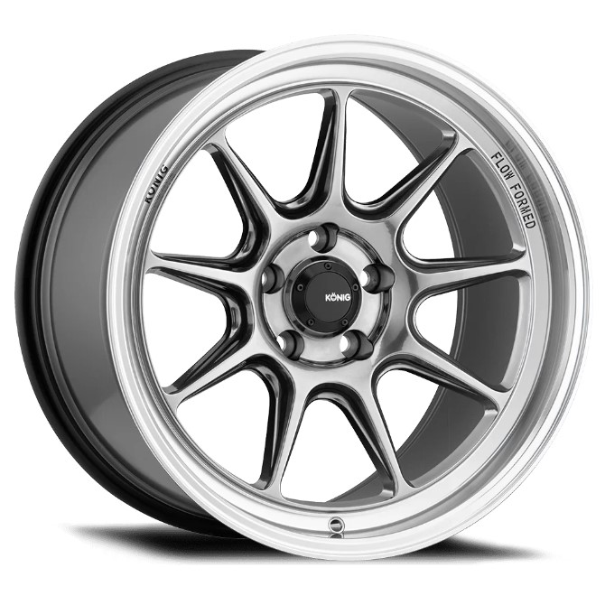 Konig Countergram 17x8 HYPER CHROME / MACHINED LIP 5x114,3 ET38