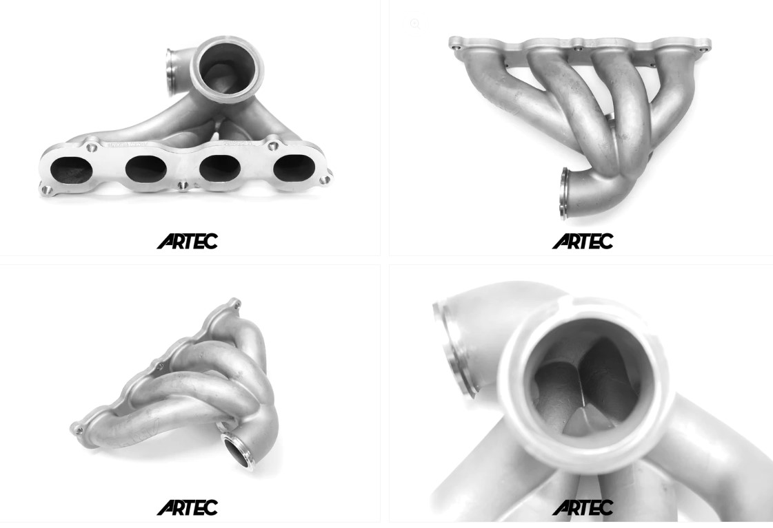 Artec Honda K Series 70mm V-Band Exhaust Manifold - Image 2