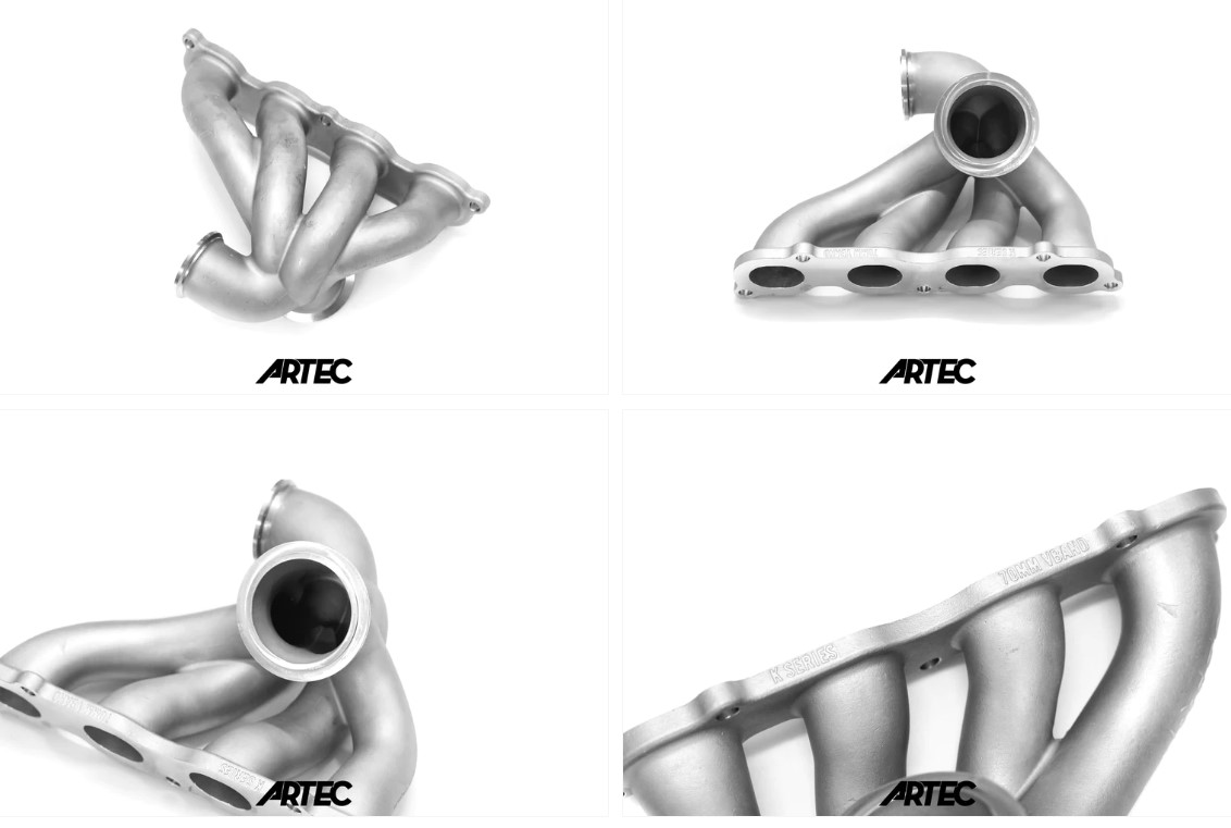 Artec Honda K Series 70mm V-Band Exhaust Manifold - Image 3
