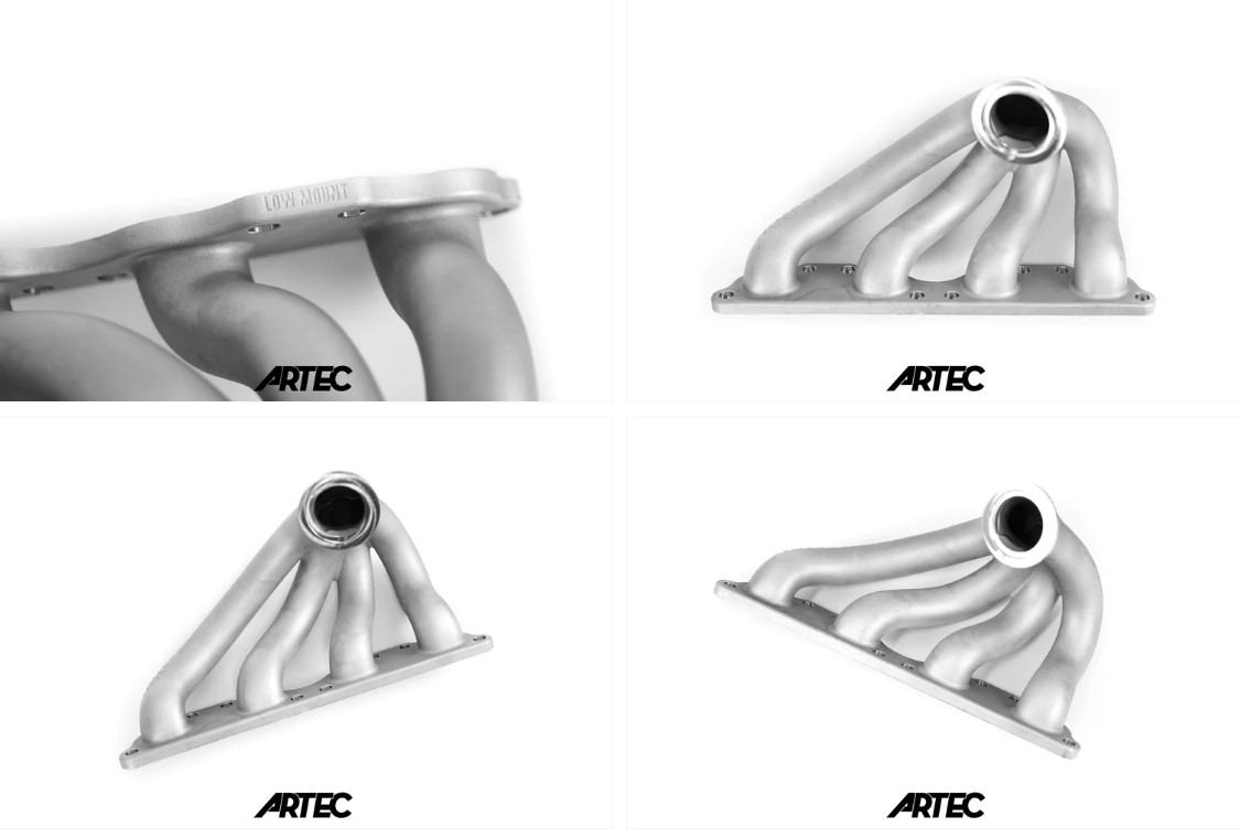 Artec Nissan SR20 Low Mount V-Band Exhaust Manifold - Image 3