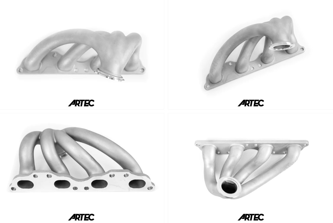 Artec Nissan SR20 Low Mount V-Band Exhaust Manifold - Image 4