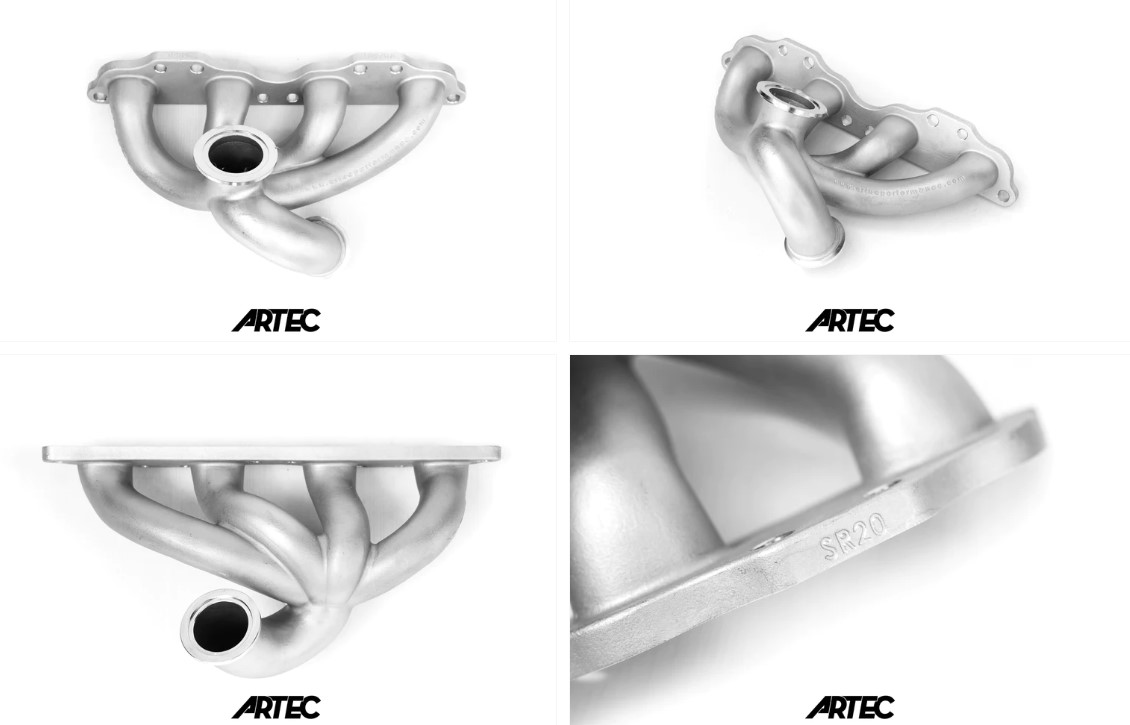Artec Nissan SR20 V-Band Exhaust Manifold - Image 2