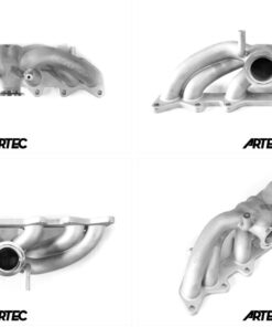 Alternative view of Artec Toyota 1JZ VVTi Low Mount V-Band Exhaust Manifold