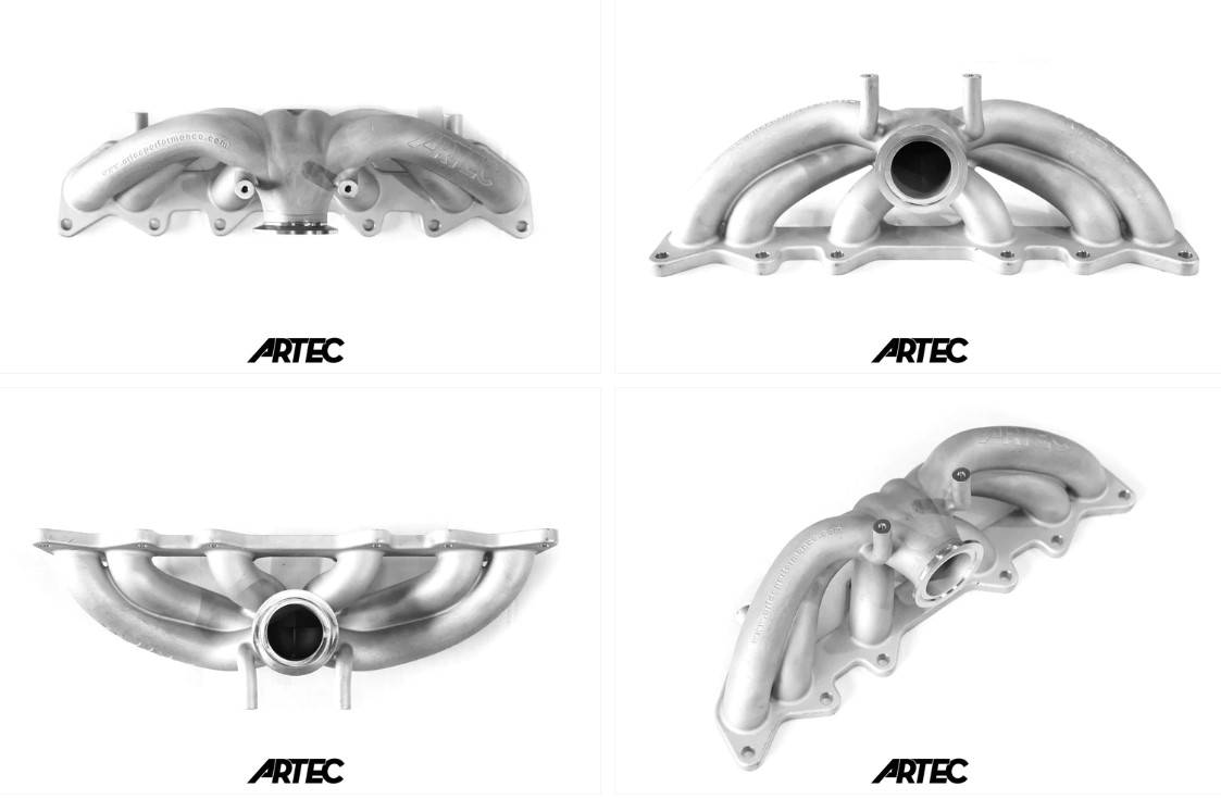 Artec Toyota 1JZ VVTi Low Mount V-Band Exhaust Manifold - Image 2