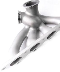 Alternative view of Artec Mitsubishi Evo 4-9 4G63 Exhaust Manifold Low Mount V-Band (Reverse Rotation)
