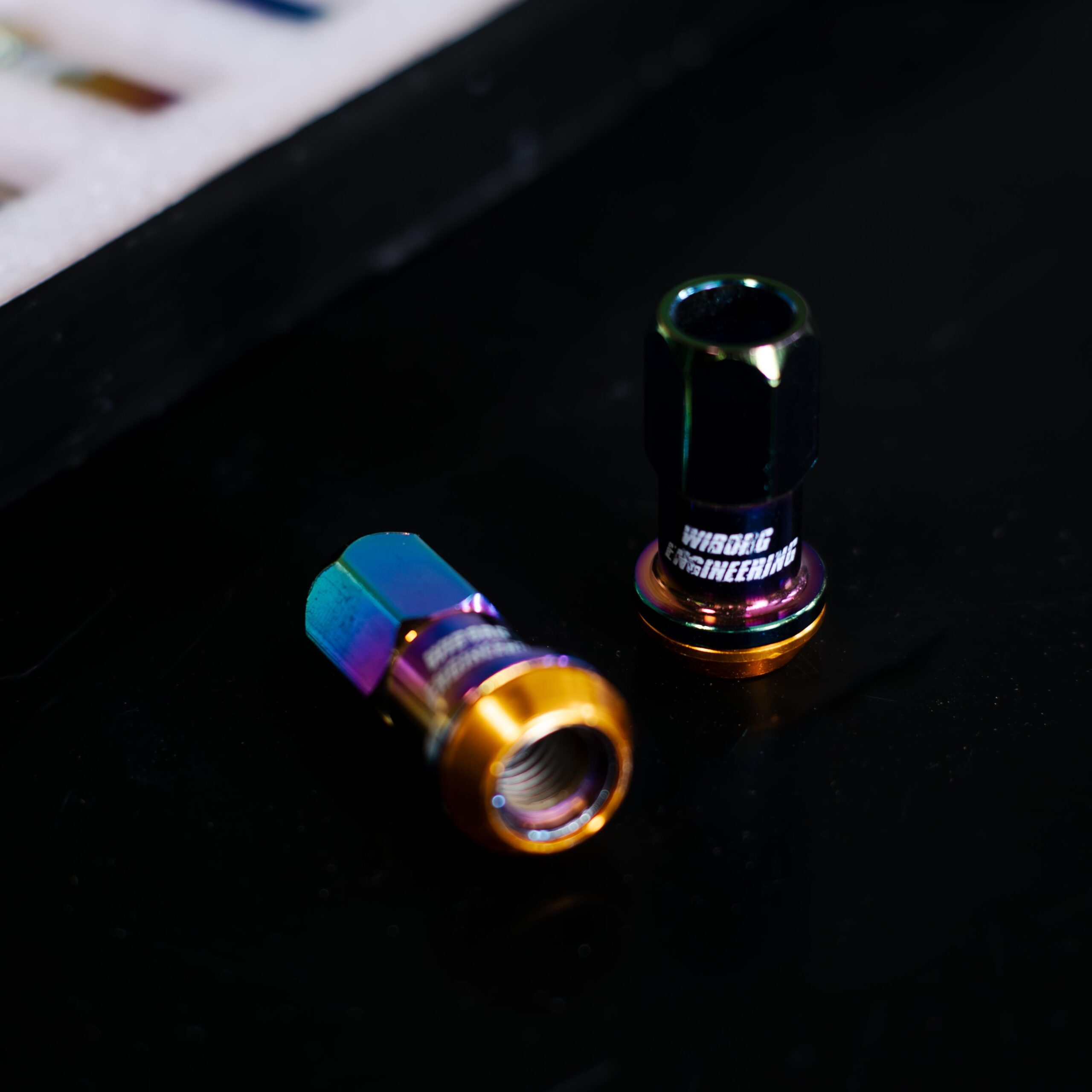 Wiborg Engineering Wheel Nuts - Racing Chromolly Steel M12x1.5mm - Neochrome - 20pcs