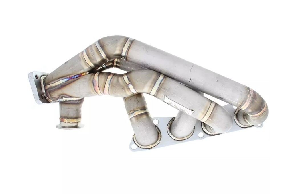 SRS Exhaust Systems - Turbo Manifold SS Sidewinder Honda K20 k24 T3 turbine inlet, 44/46mm V-band - Image 6