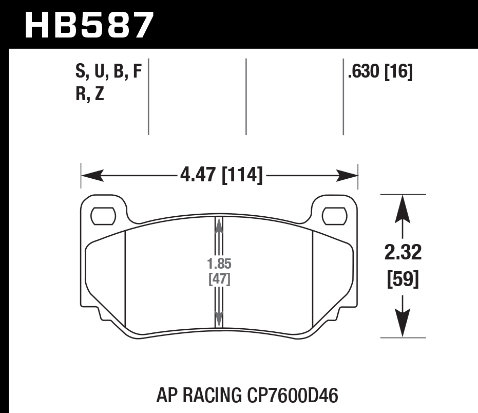 HB587U.630 - Hawk DTC-70 Brake Pads - Image 6
