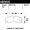 HB905D.646 - Hawk ER-1 Brake Pads; Front