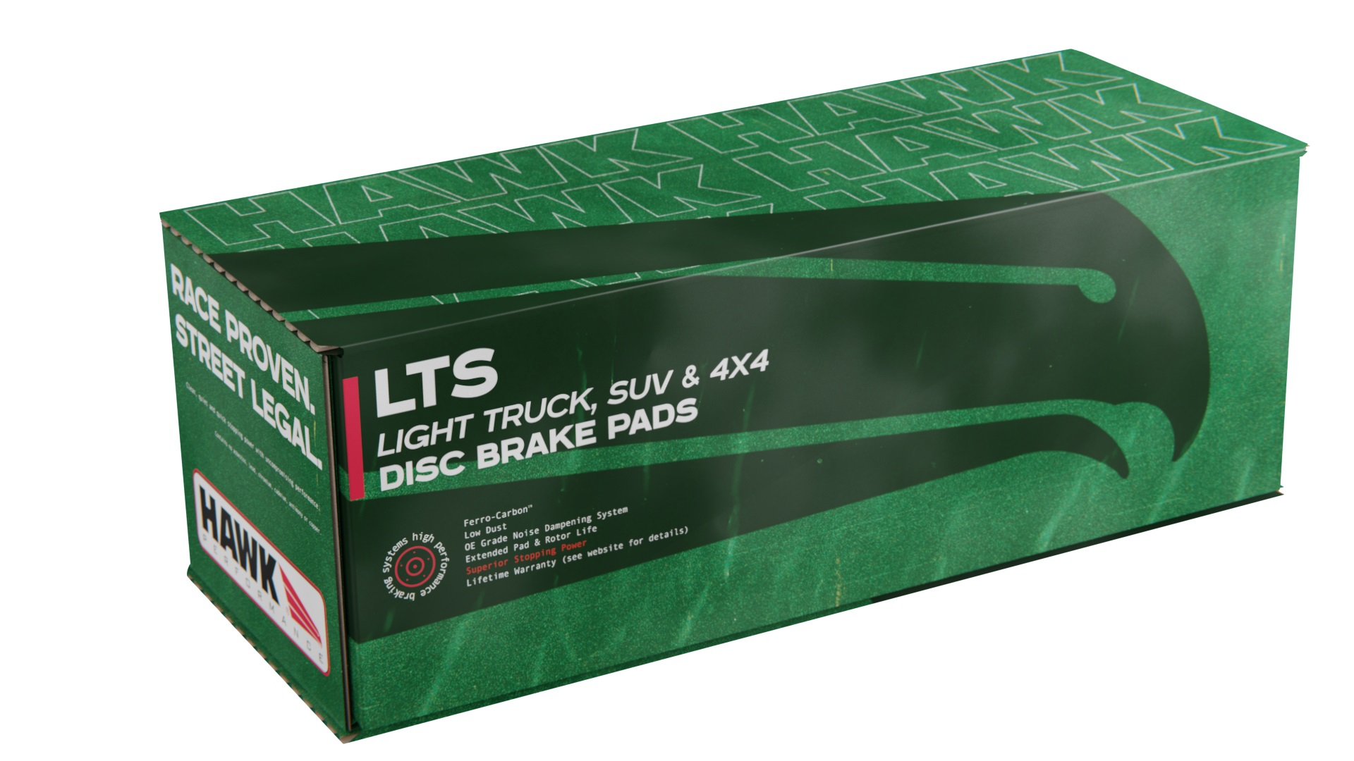 HB302Y.700 - Hawk LTS Brake Pads; Front - Image 5