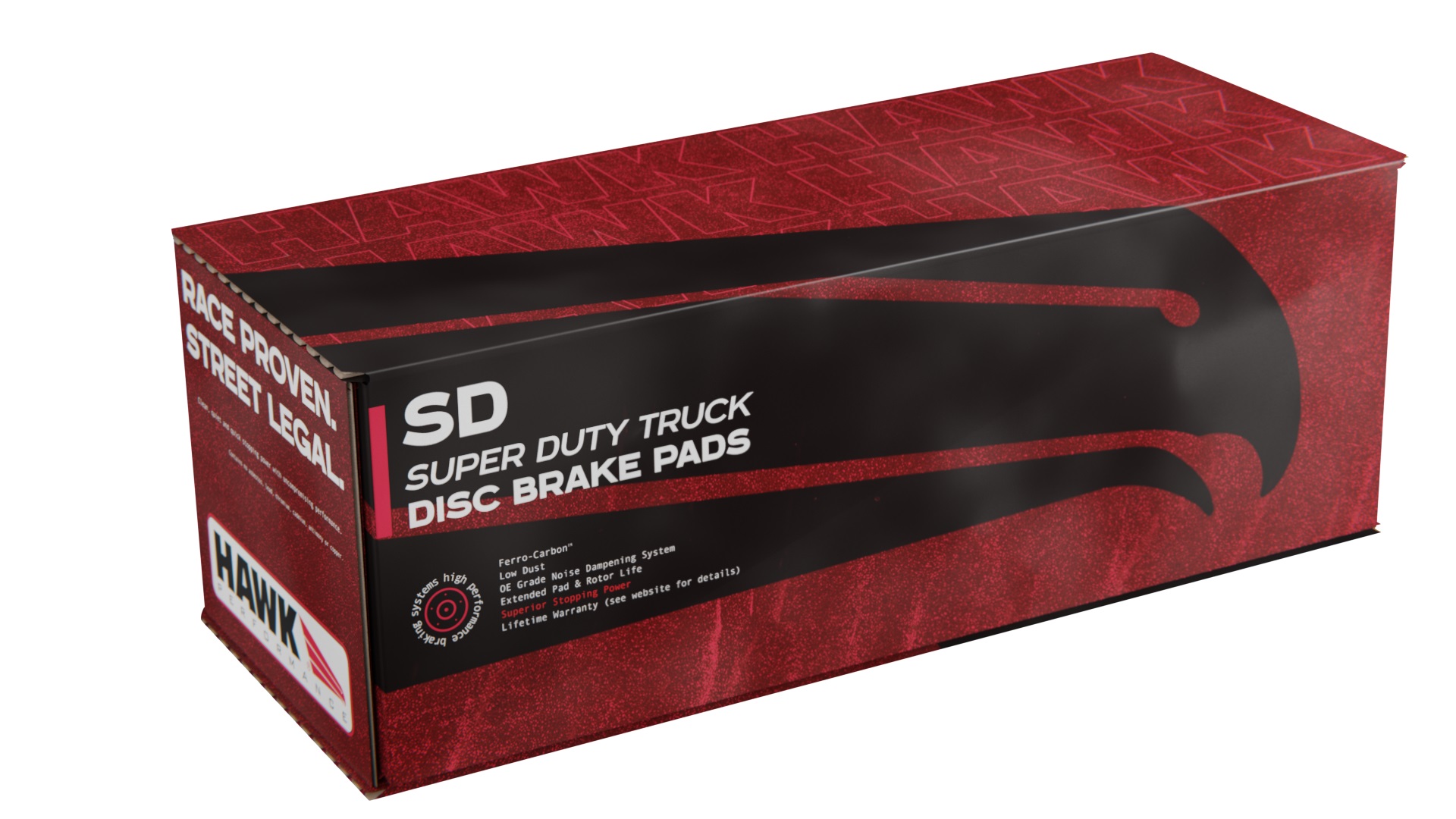 HB103P.590 - Hawk SuperDuty Brake Pads; Front - Image 5