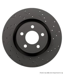 Alternative view of HTC5011 - Hawk Talon Slotted & Drilled Brake Discs; Rear