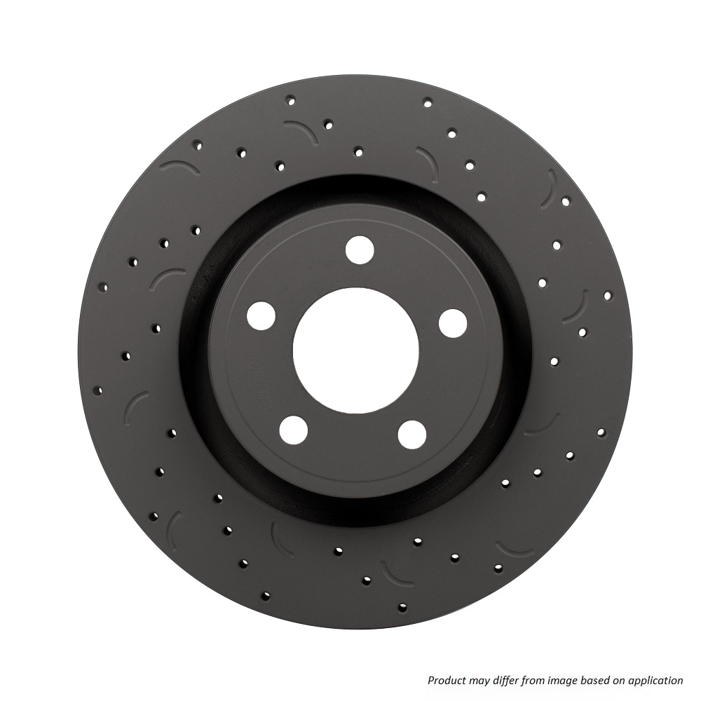 HTC5399 - Hawk Talon Slotted & Drilled Brake Discs; Front - Image 2