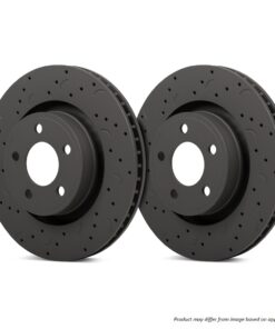 HTC4502 - Hawk Talon Slotted & Drilled Brake Discs; Rear