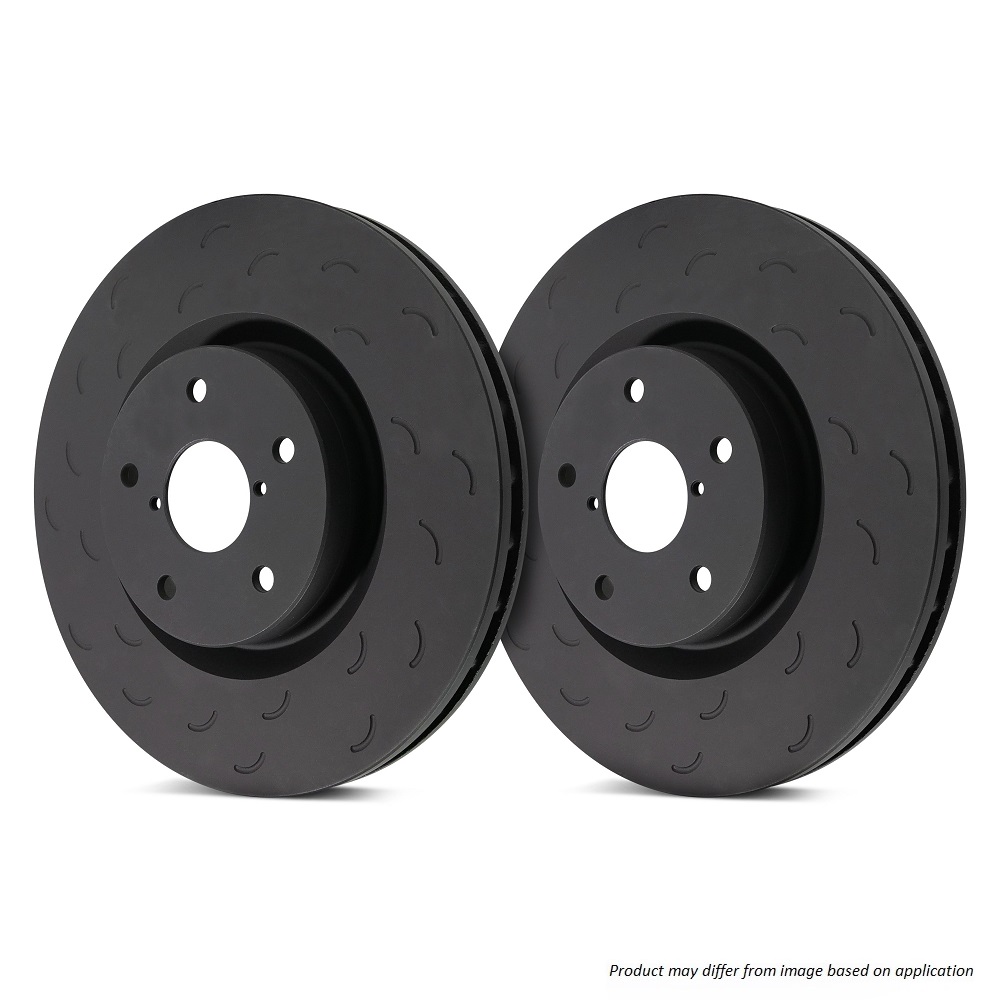 HTS4394 - Hawk Talon Slotted Brake Discs; Rear