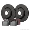 HKC4504.624B - Hawk Brake Kit - HPS 5.0 Pads & Talon Slotted & Drilled Discs; Rear