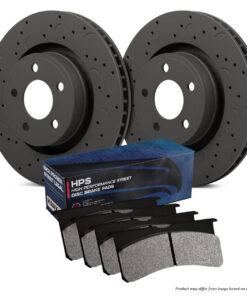 HKC4856.534F - Hawk Brake Kit - HPS Pads & Talon Slotted & Drilled Discs; Front