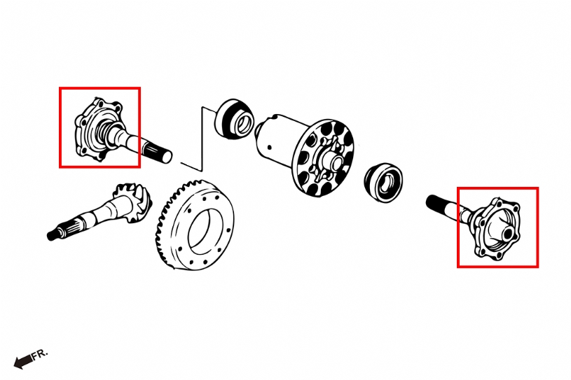 Hardrace Honda S2000 AP1/2 Rear Driveshaft Spacer Honda S2000 - Image 2
