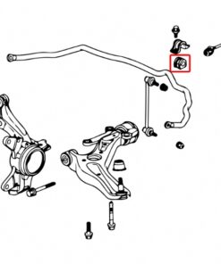 Alternative view of Hardrace Honda Fit / jazz 2nd  2007-2014 Reinforced Stabilizer Bushing Honda Fit