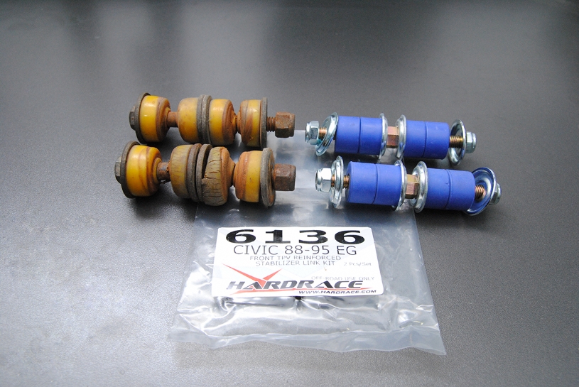 Hardrace Honda Civic 4th 1988-1991 EC.ED.EE.EF
Honda Civic 5th 1992-1996 EG. EH. EJ1/2
Honda CRX 2nd EF6/7/8 Front Tpv Reinforced Stabilizer Link Kit Honda - Image 2