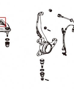 Alternative view of Hardrace Honda Civic 6th  1996-2000   EK3/4/5/9. EJ6/7/8/9. EM1 Front Upper Arm Bushing Honda Civic