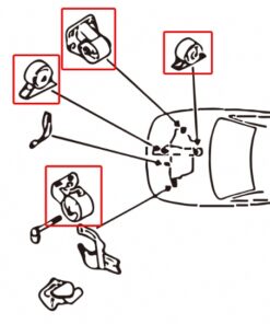 Alternative view of Hardrace 5832 Harden Engine Mount Mitsubishi Lancer mirage
