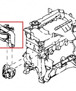 Alternative view of Hardrace 6663 Harden Engine Mount Ford Focus, Mazda 3, 5