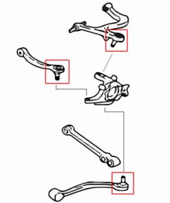 Alternative view of Hardrace 7366 Rear Arm Ball Joint Mitsubishi Lancer evolution