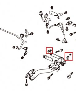 Alternative view of Hardrace Rear Lower Arm Bushings - Honda (6594)